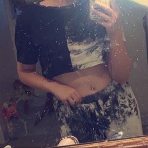 matching top worn a couple of times